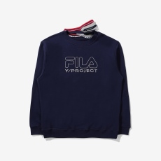 <ONLY 회원><FILA X Y/PROJECT> 3카라 맨투맨
