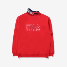 <ONLY 회원><FILA X Y/PROJECT> 3카라 맨투맨