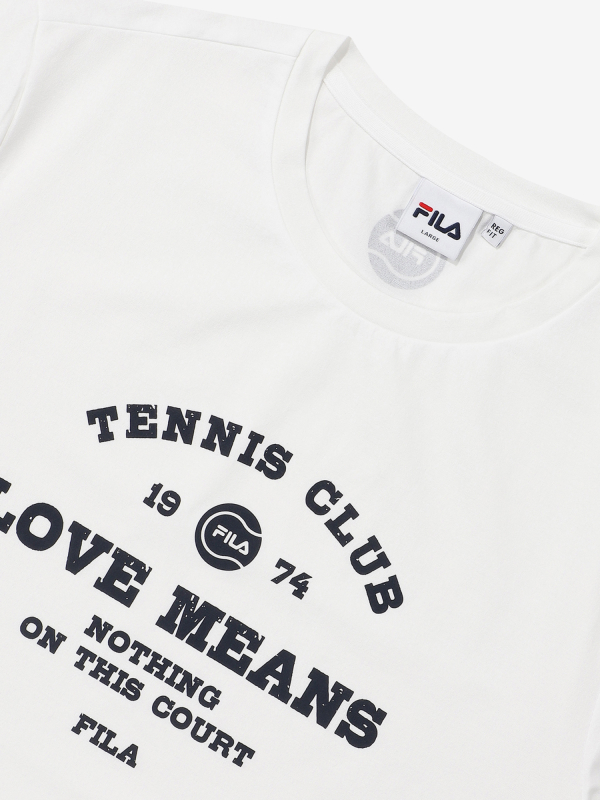 WHITELINE 테니스 그래픽 티셔츠 상세 이미지 3