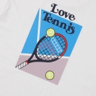 LOVE TENNIS 등판 그래픽 티셔츠 썸네일 이미지 5