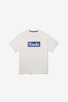 <22SS> Keds 블루박스 로고 반팔 티셔츠