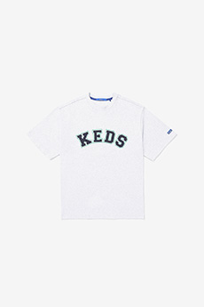 <22SS> Keds 바시티 로고 반팔 티셔츠