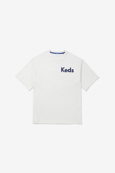 Keds 아플리케 로고 반팔 티셔츠