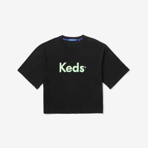Keds 오버핏 크롭 티셔츠