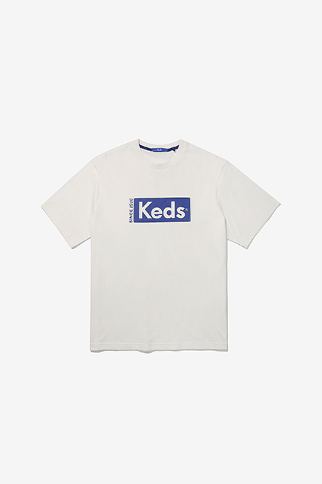 Keds 박스 로고 반팔 티셔츠